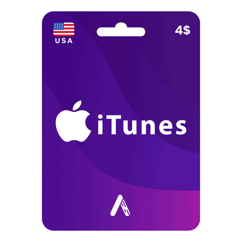ايتونز امريكي 4$