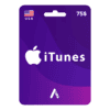 ايتونز امريكي 75$