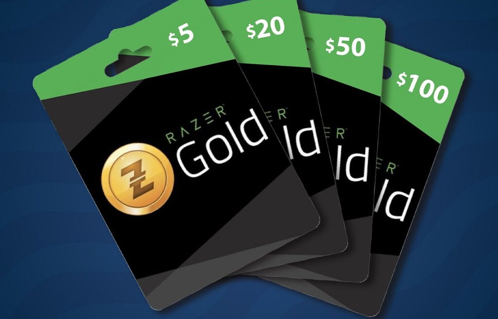 بطاقات ريزر جولد الرقمية